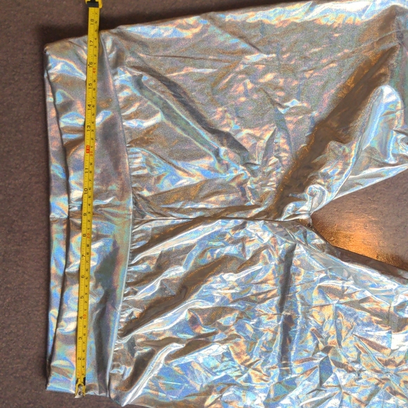 Rainbow Metallic Silver Shorts - Picture 4 of 8